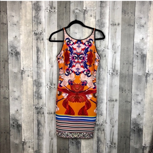 Clover Canyon Prism Orchid Floral Dress Size M - Picture 2 of 5